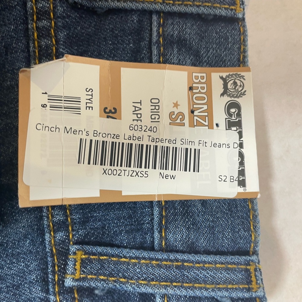 Men's Cinch Bronze Label Jeans 34/36